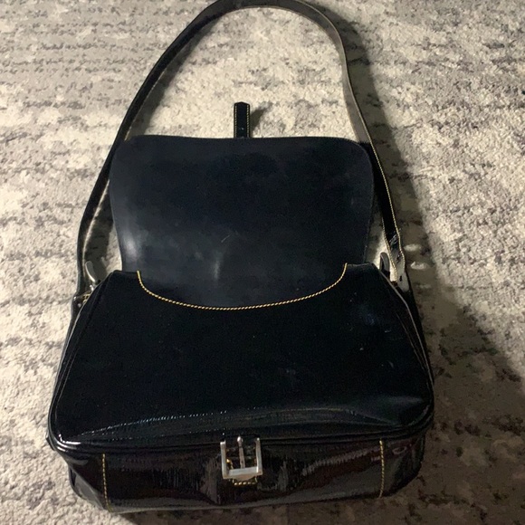 Prada Vernice Patent Shoulder Crossbody Bag Purse Y2K - Picture 6 of 7